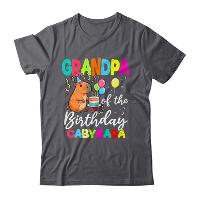 Grandpa Of The Birthday Capybara Girl Bday Party Family Shirt & Hoodie | teecentury