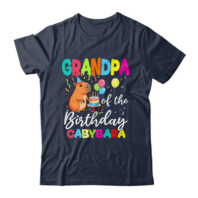 Grandpa Of The Birthday Capybara Girl Bday Party Family Shirt & Hoodie | teecentury