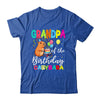 Grandpa Of The Birthday Capybara Girl Bday Party Family Shirt & Hoodie | teecentury