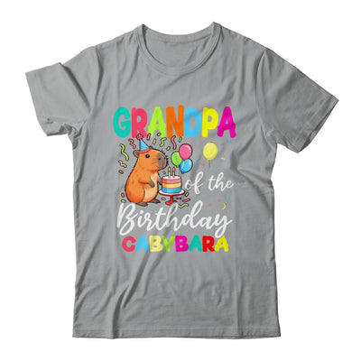 Grandpa Of The Birthday Capybara Girl Bday Party Family Shirt & Hoodie | teecentury