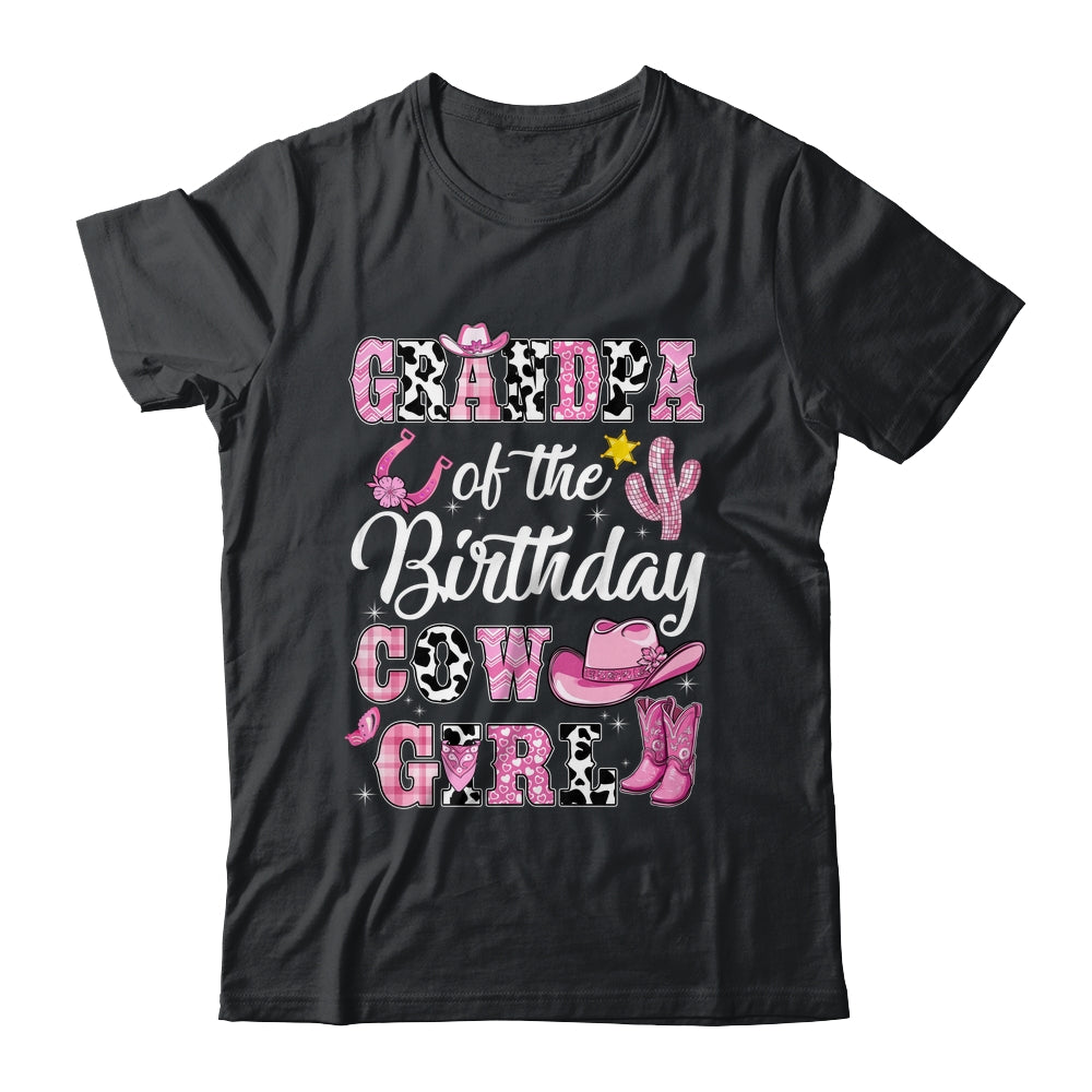 Grandpa Of The Birthday Cow Girl Western Cowgirl 1st Birthday Shirt & Hoodie | teecentury