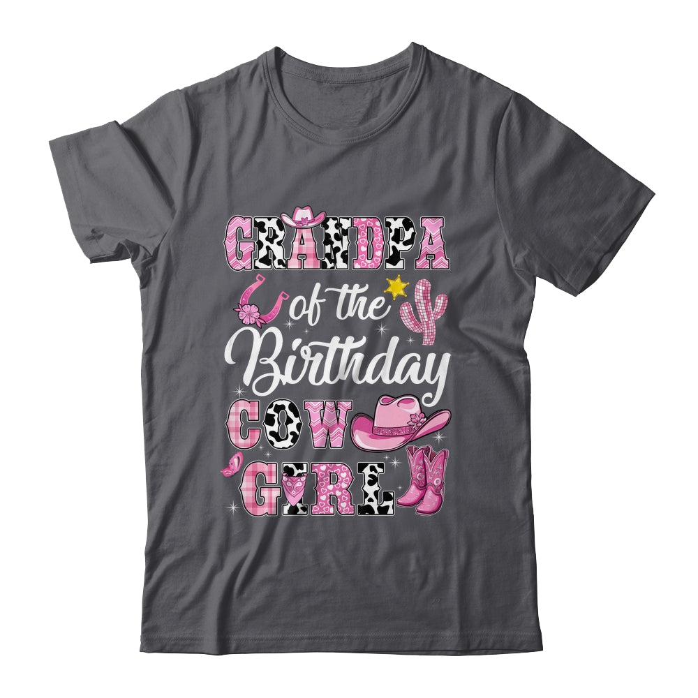 Grandpa Of The Birthday Cow Girl Western Cowgirl 1st Birthday Shirt & Hoodie | teecentury