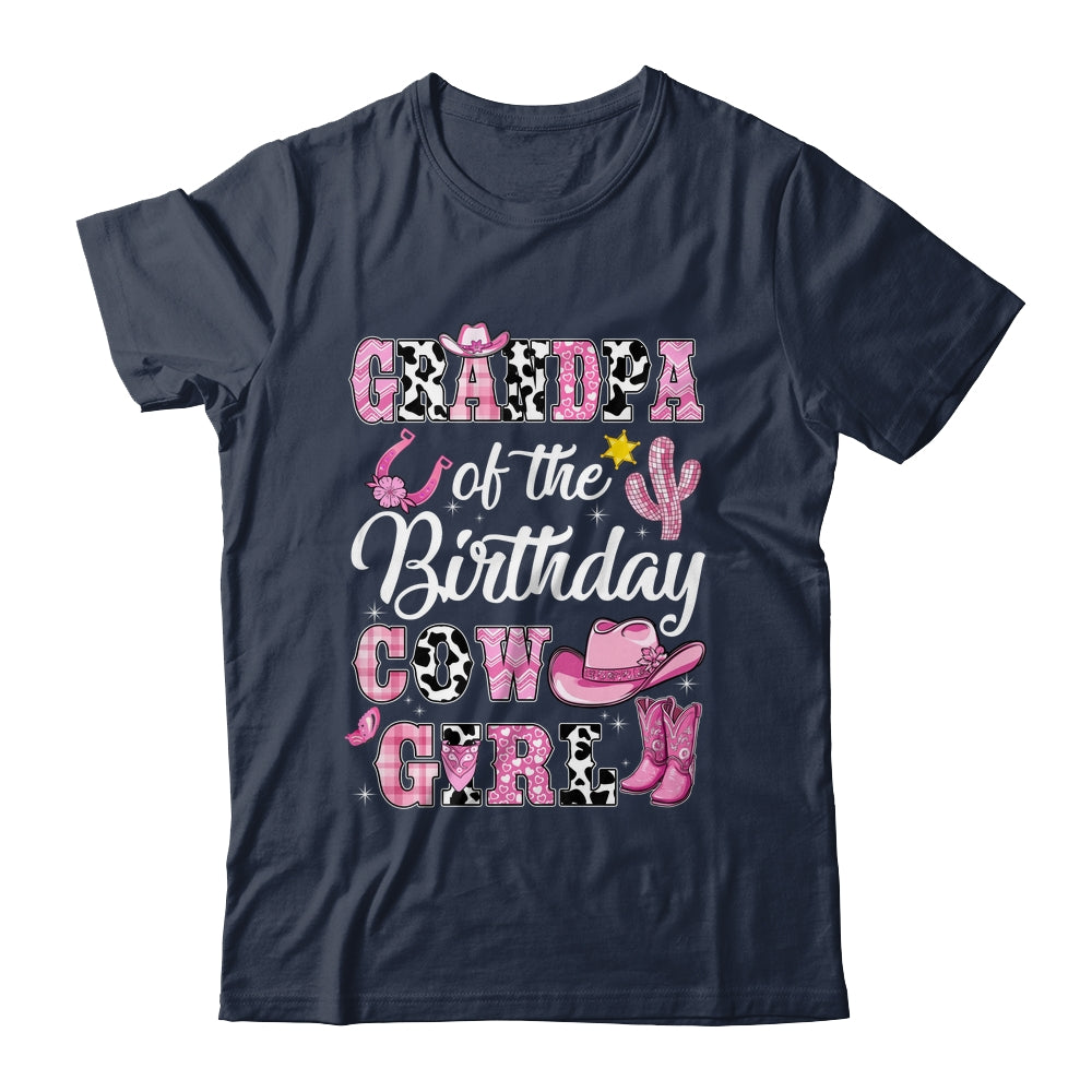 Grandpa Of The Birthday Cow Girl Western Cowgirl 1st Birthday Shirt & Hoodie | teecentury