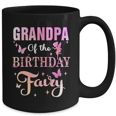 Grandpa Of The Birthday Fairy Princess Girl Party Decoration Mug | teecentury