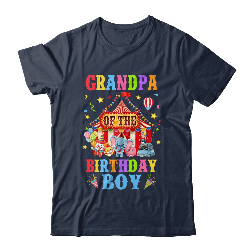 Grandpa Of The Birthday For Boy Circus Carnival Theme Party Shirt & Hoodie | teecentury