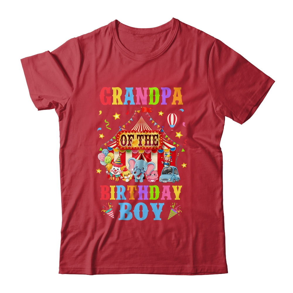 Grandpa Of The Birthday For Boy Circus Carnival Theme Party Shirt & Hoodie | teecentury