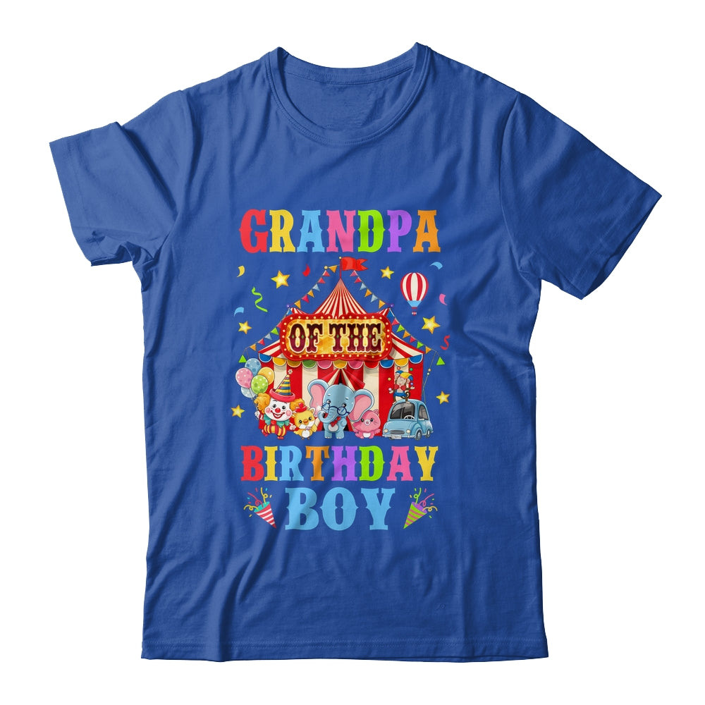 Grandpa Of The Birthday For Boy Circus Carnival Theme Party Shirt & Hoodie | teecentury