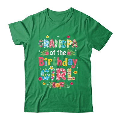 Grandpa Of The Birthday Girl Hawaii Family Party Decor Shirt & Hoodie | teecentury