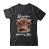 Grandpa Of The Birthday Girl Highland Cow Farm Family Shirt & Hoodie | teecentury