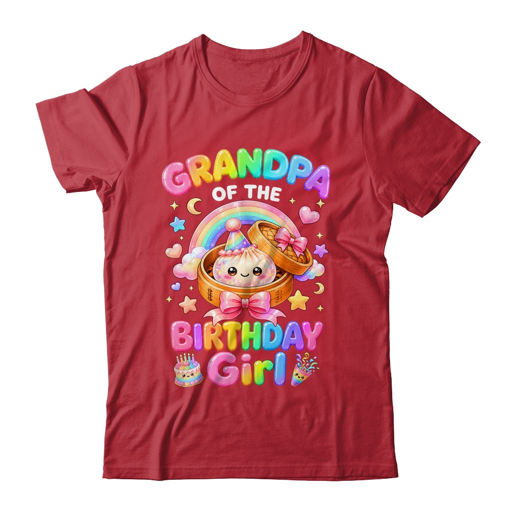 Grandpa Of The Birthday Girl Kawaii Dumpling Squishy Family Shirt & Hoodie | teecentury
