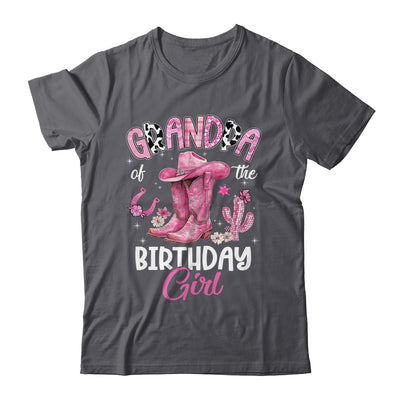 Grandpa Of The Birthday Girl Pink Cowgirl Western Cow Girl Shirt & Hoodie | teecentury