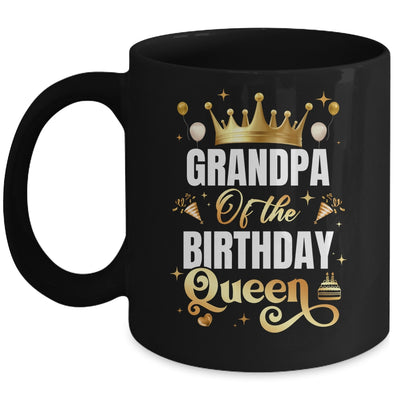 Grandpa Of The Birthday Queen Funny Matching Birthday Party Mug | teecentury