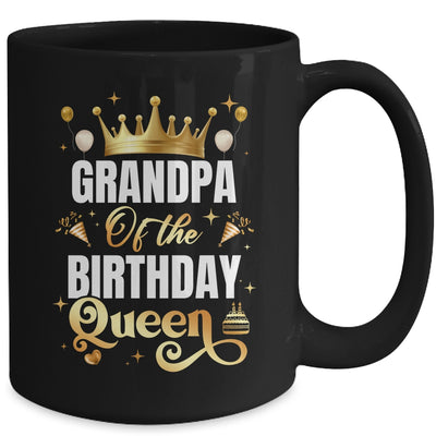 Grandpa Of The Birthday Queen Funny Matching Birthday Party Mug | teecentury