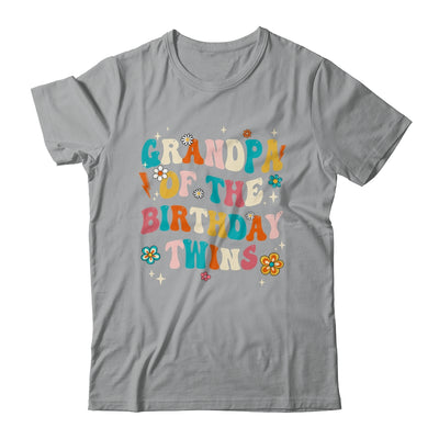Grandpa Of The Birthday Twins Boys Girls Party Retro Bday Shirt & Hoodie | teecentury