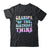 Grandpa Of The Birthday Twins Girls Kids Party Retro Bday Shirt & Hoodie | teecentury