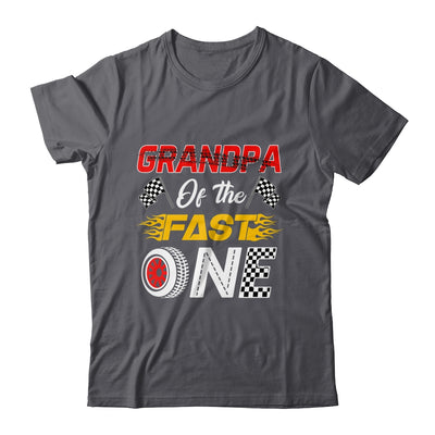 Grandpa Of The Fast One 1st Birthday Race Car Family Shirt & Hoodie | teecentury