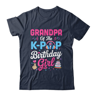 Grandpa Of The K-Pop Birthday Girl Korean Music Family Shirt & Hoodie | teecentury