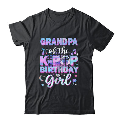 Grandpa Of The K-Pop Birthday Girl Matching Family Music Shirt & Hoodie | teecentury