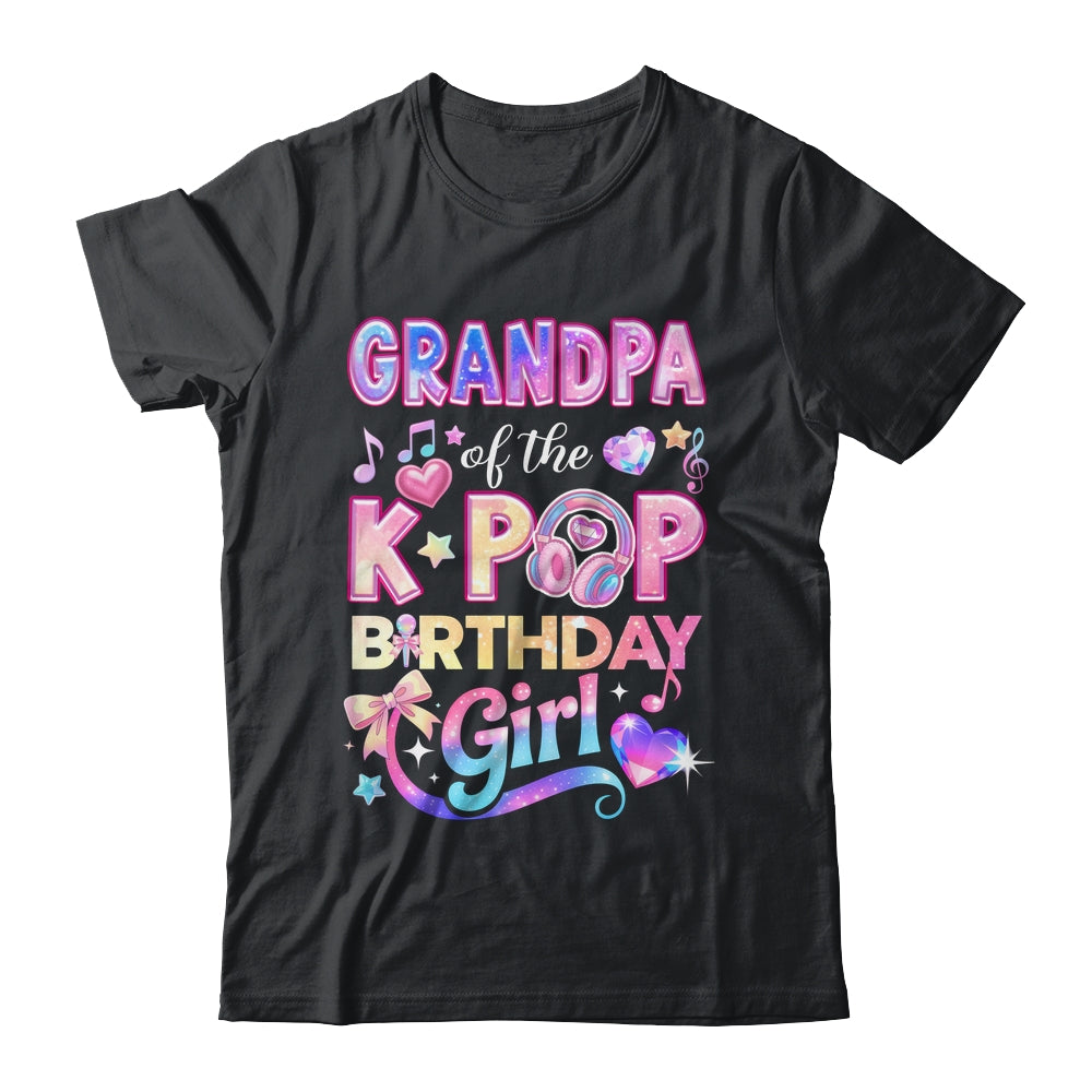 Grandpa Of The K-Pop Birthday Girls Korean Music Lovers Shirt & Hoodie | teecentury