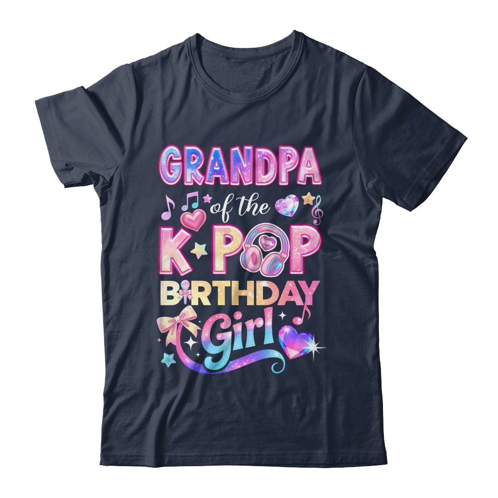 Grandpa Of The K-Pop Birthday Girls Korean Music Lovers Shirt & Hoodie | teecentury