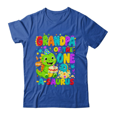 Grandpa Of The One-A-Saurus 1St Birthday Boy T-Rex Dinosaur Shirt & Hoodie | teecentury