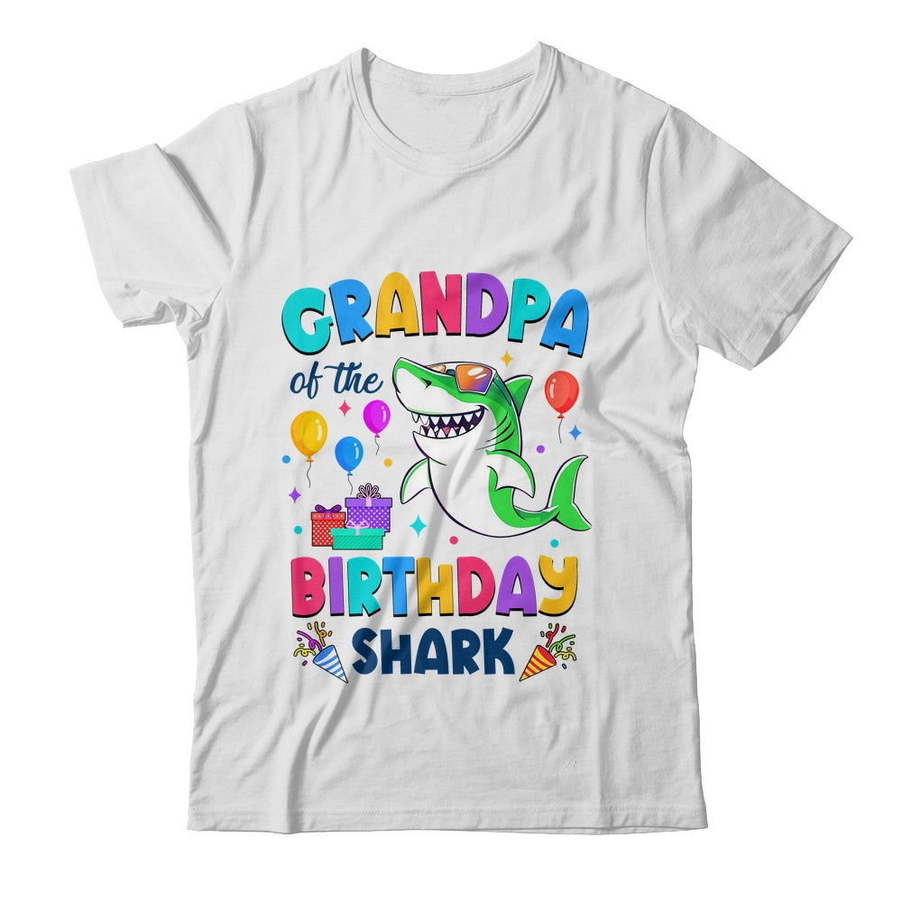 Grandpa Of The Shark Birthday Family Matching Party Kids Shirt & Hoodie | teecentury