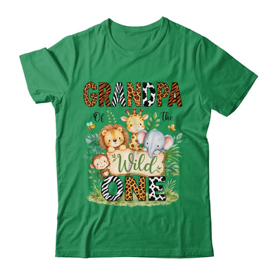 Grandpa Of The Wild One First Birthday Boy Jungle Safari Shirt & Hoodie | teecentury