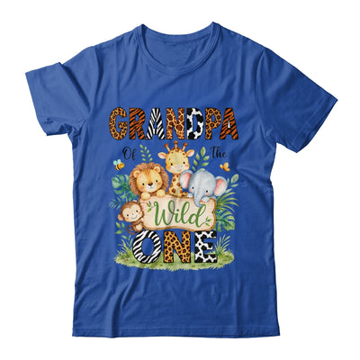 Grandpa Of The Wild One First Birthday Boy Jungle Safari Shirt & Hoodie | teecentury