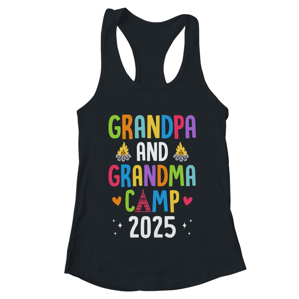 Grandparents Camp 2025 Cousins Summer Camping Vacation Shirt & Tank Top | teecentury
