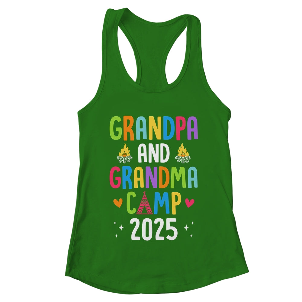 Grandparents Camp 2025 Cousins Summer Camping Vacation Shirt & Tank Top | teecentury