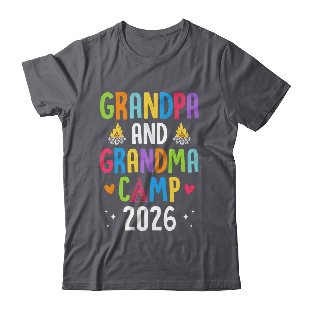 Grandparents Camp 2026 Cousins Summer Camping Vacation Shirt & Tank Top | teecentury
