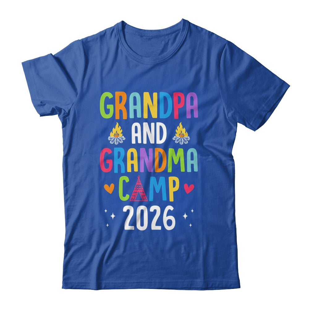 Grandparents Camp 2026 Cousins Summer Camping Vacation Shirt & Tank Top | teecentury