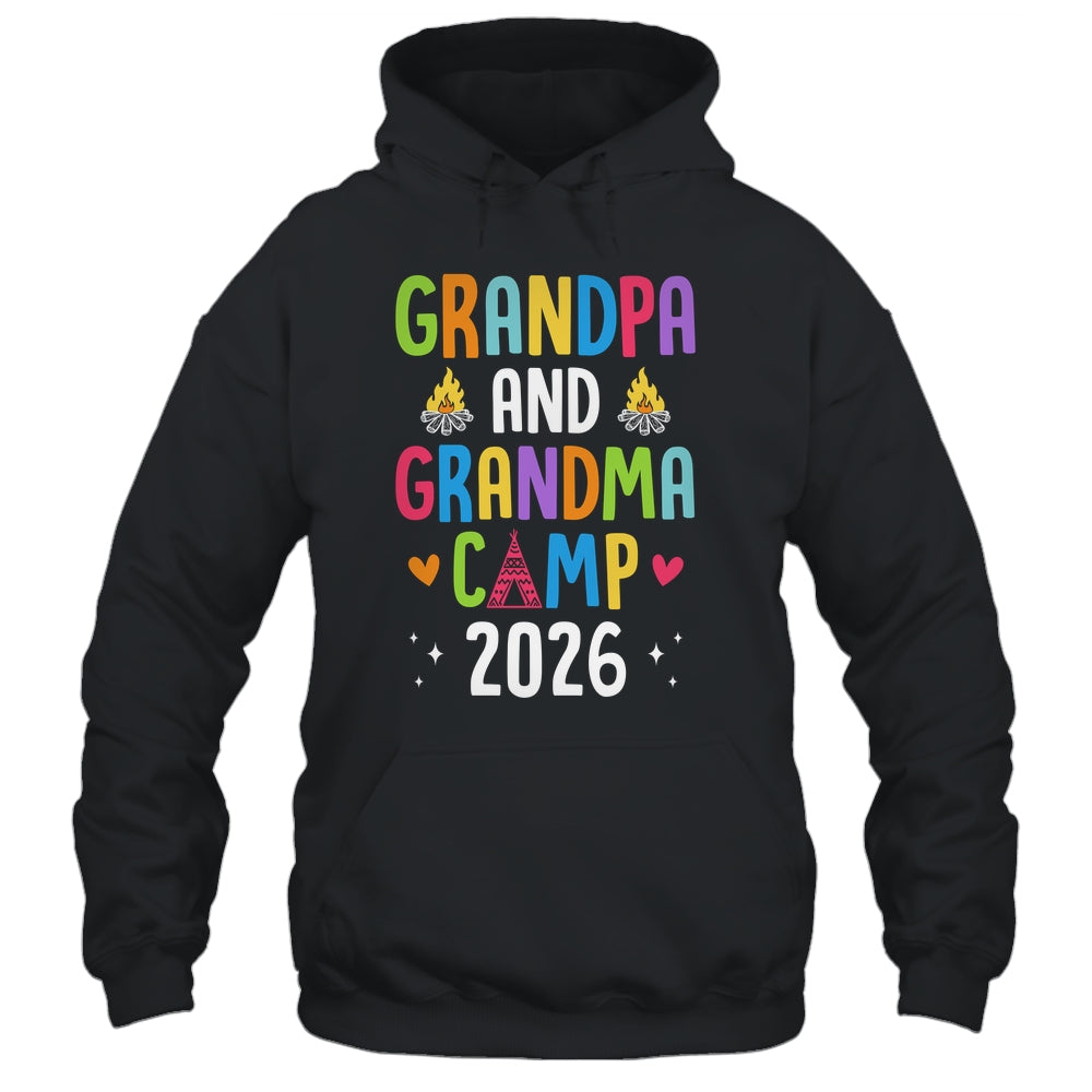 Grandparents Camp 2026 Cousins Summer Camping Vacation Shirt & Tank Top | teecentury