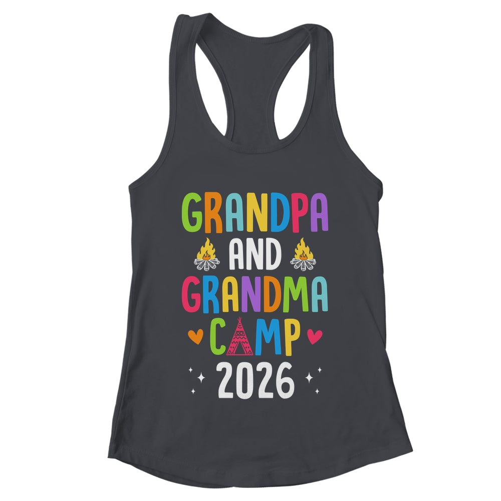 Grandparents Camp 2026 Cousins Summer Camping Vacation Shirt & Tank Top | teecentury