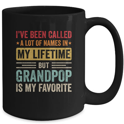 Grandpop Is My Favorite Name Funny Father's Day Grandpop Mug | teecentury
