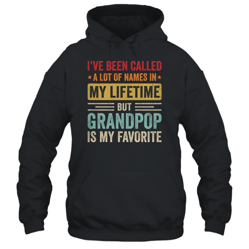 Grandpop Is My Favorite Name Funny Father's Day Grandpop Shirt & Hoodie | teecentury