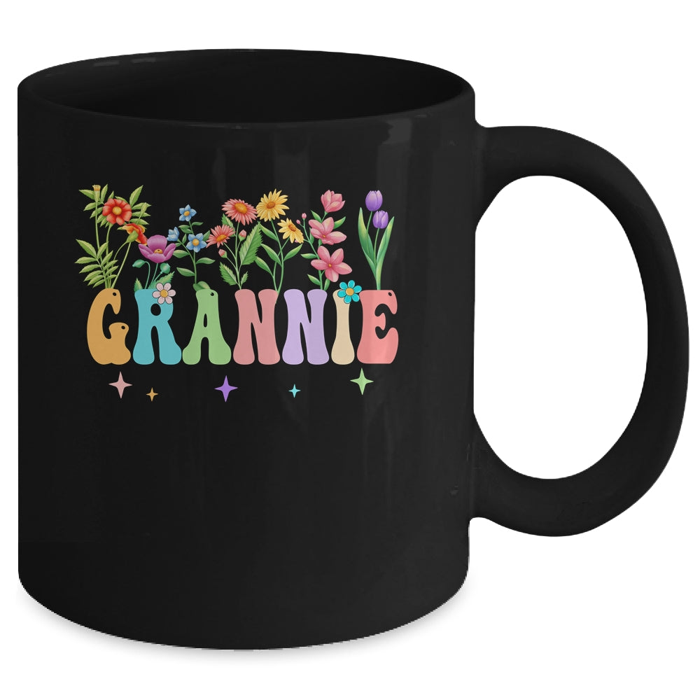 Grannie Women Wildflower Floral Design Grannie Mothers Day Mug | teecentury