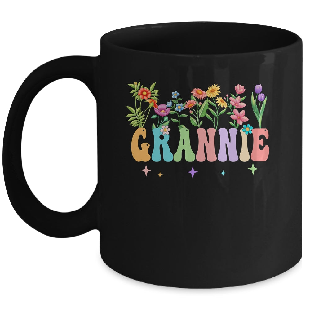 Grannie Women Wildflower Floral Design Grannie Mothers Day Mug | teecentury