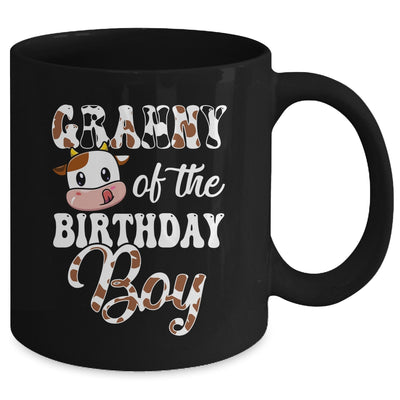 Granny Of The Birthday Boy Cow Farm 1st Birthday Boy Mug | teecentury