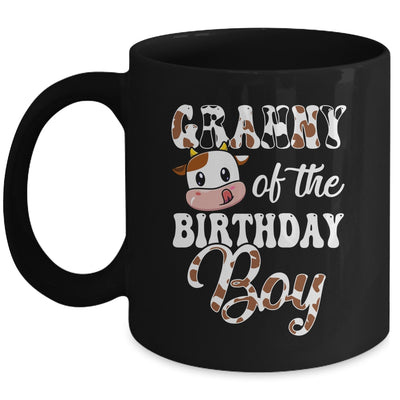 Granny Of The Birthday Boy Cow Farm 1st Birthday Boy Mug | teecentury