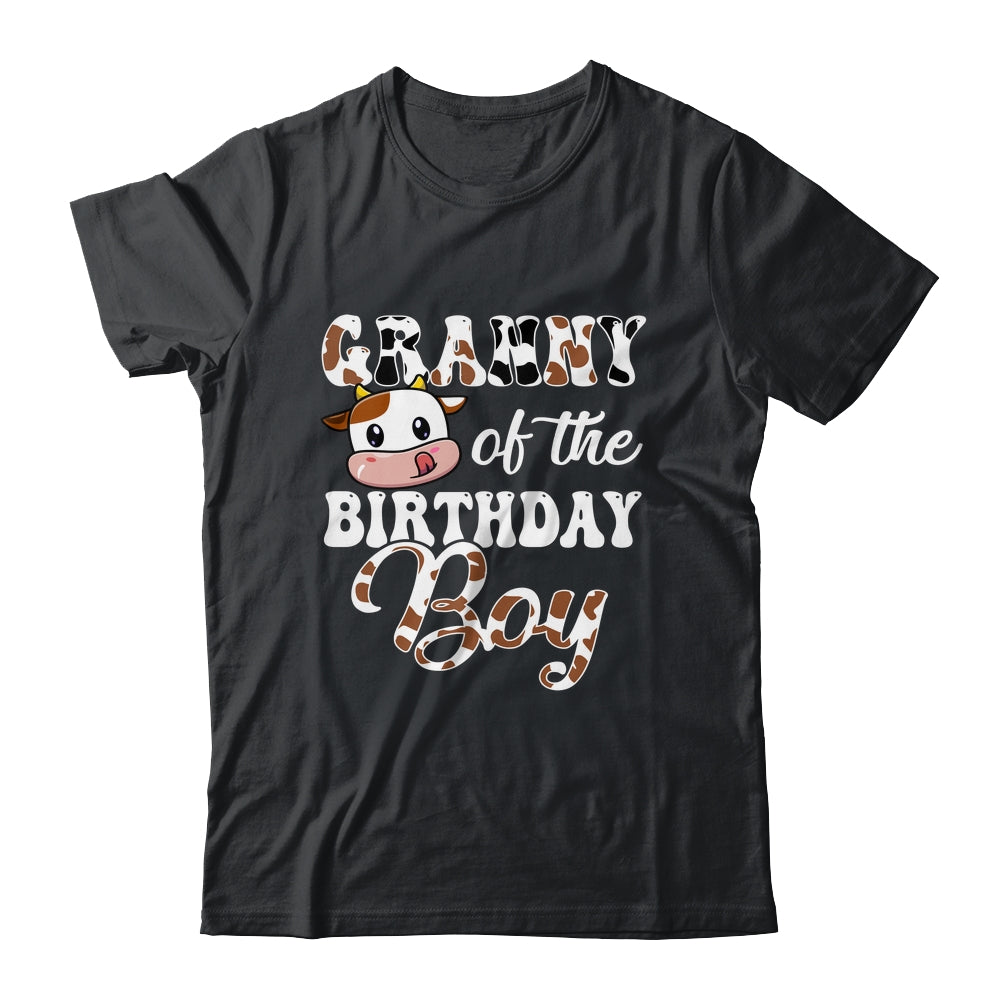 Granny Of The Birthday Boy Cow Farm 1st Birthday Boy Shirt & Hoodie | teecentury