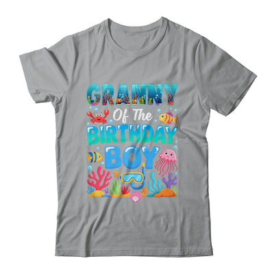 Granny Of The Birthday Boy Sea Animals Ocean Aquarium Shirt & Hoodie | teecentury