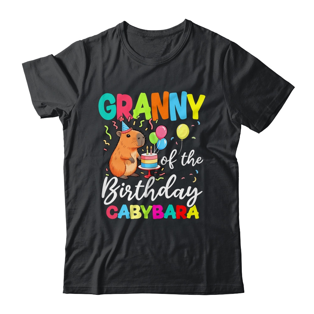 Granny Of The Birthday Capybara Girl Bday Party Family Shirt & Hoodie | teecentury