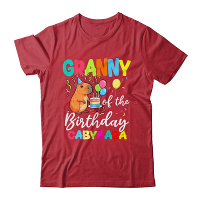 Granny Of The Birthday Capybara Girl Bday Party Family Shirt & Hoodie | teecentury