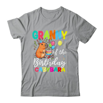Granny Of The Birthday Capybara Girl Bday Party Family Shirt & Hoodie | teecentury