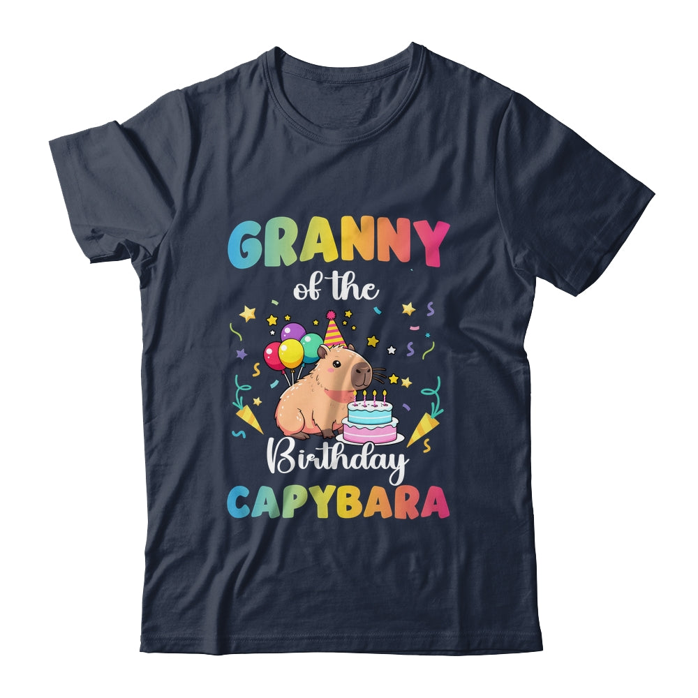 Granny Of The Birthday Girl Capybara Bday Party Family Shirt & Hoodie | teecentury
