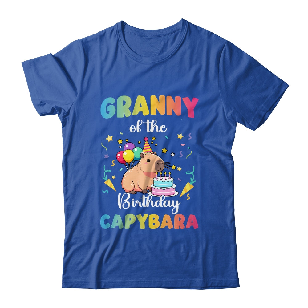 Granny Of The Birthday Girl Capybara Bday Party Family Shirt & Hoodie | teecentury