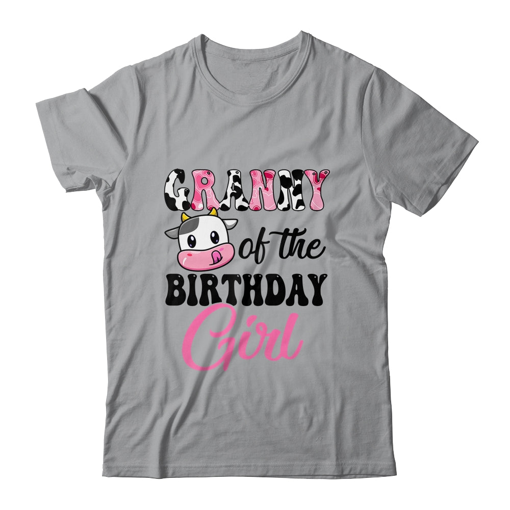 Granny Of The Birthday Girl Cow Farm 1st Birthday Girl Shirt & Hoodie | teecentury