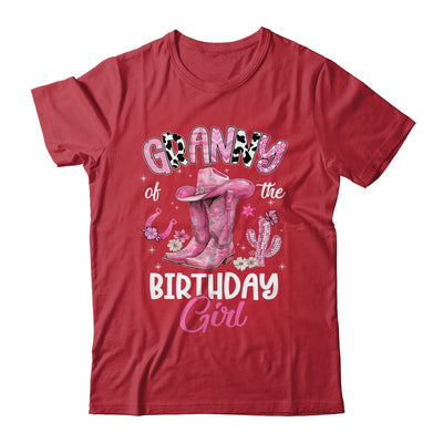 Granny Of The Birthday Girl Pink Cowgirl Western Cow Girl Shirt & Hoodie | teecentury