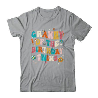 Granny Of The Birthday Twins Boys Girls Party Retro Bday Shirt & Hoodie | teecentury
